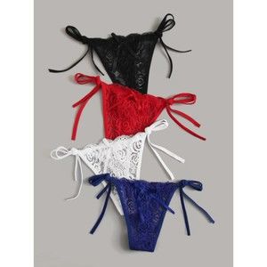 4 pack Floral Lace Panty Set